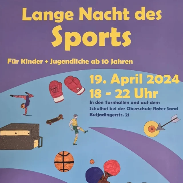 Heute ist es wieder so weit: Die "Lange Nacht des Sports" lockt in die Hallen der Oberschule Roter Sand. Ihr findet uns, wie auch im letzten Jahr, im Foyer. Ihr könnt bei uns z.B. BMX auspobieren, Manual Trainer, Balance Board oder Eure Ideen für die Pusdorfer Meile zu Papier bringen.
Bis später ✌️
🚲🛹🛼🛴🌊
#bremen #hb #woltmershausen #pusdorf #bikeit #bremenerleben #pumptrack #mtb #bmx #skateboard #surfskate #scooter #pusdrop #langenachtdessports #oberschulerotersand