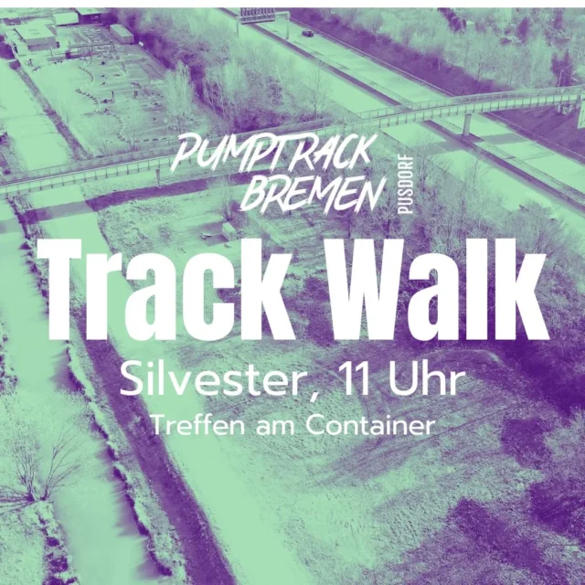 +++ Track Walk, Silvester/31. Dezember 2024 - 11 Uhr +++
Runter von der Couch! Wir zeigen Euch unser Gelände. Dort ist dieses Jahr einiges passiert und 2025 wird es noch mal komplett umgekrempelt. Wer jetzt schon erfahren möchte, was passieren soll: zieht Euch Eure Siebenmeilenstiefel an und kommt vorbei 🙂 
Wer möchte, kann im Anschluss auch noch mit zum etc.pp, unser neues Projektbüro "bestaunen" und erfahren, was sich auf der alten Polizeiwache neuerdings so tut. 
@etc.pp.pusdorf
Treffpunkt: Am Vereinscontainer Senator-Apelt-Straße / Am Tabakquartier
Dauer: ca. 1 Stunde.
Google Maps: 
https://maps.app.goo.gl/m1n39Cj4TjG2mkZ27
🚲🛹🛴〰️🌊
#bremen #hb #woltmershausen #pusdorf #bikeit #bremenerleben #pumptrack #mtb #bmx #skateboard #surfskate #scooter #dirtjump #jumpline #tricksprung #kidstrack #trackwalk #rundgang #neugierstillen